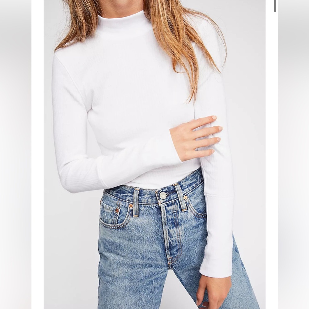 Free people white Rickie top - Picture 2 of 6
